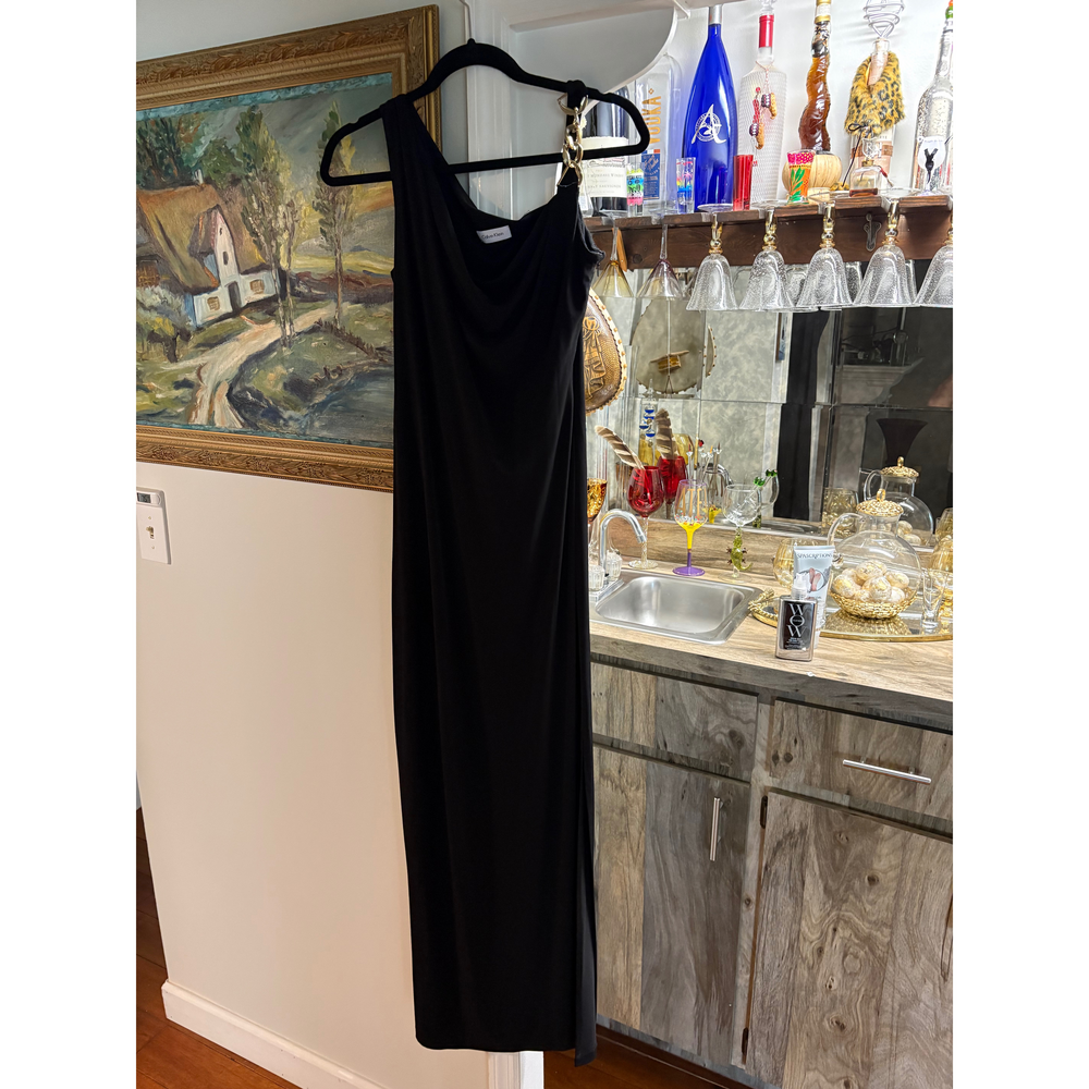 Calvin Klein Black Long dress - Picture 2 of 4